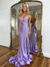 Gorgeous Sweetheart Soft Satin Sparkly Beaded Long Prom Dresses, FC7038