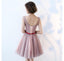 Short Homecoming Dress, Tulle Homecoming Dress, Sleeveless Homecoming Dress, Applique Junior School Dress, Backless Graduation Dress, Beading Homecoming Dress, LB0334