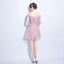 Short Homecoming Dress, Tulle Homecoming Dress, Off-Shoulder Homecoming Dress, Applique Junior School Dress, Lace Graduation Dress, Knee-Length Homecoming Dress, LB0480