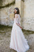 Long Wedding Dress, Tulle Wedding Dress, Applique Bridal Dress, Long Sleeve Wedding Dress, A-Line Wedding Dress, Scoop Neckline Wedding Dress, Charming Bridal Dress, LB0579