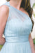 Long Bridesmaid Dress, Tulle Bridesmaid Dress, One-Shoulder Bridesmaid Dress, Floor-Length Bridesmaid Dress, Simple Design Bridesmaid Dress, Sleeveless Bridesmaid Dress, LB0606