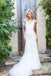Lace Wedding Dress, Sleeveless Wedding Dress, Open-Back Bridal Dress, Tulle Wedding Dress,  Mermaid Wedding Dress, V-Neck Wedding Dress, DA913
