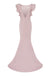 Charming Mermaid V-back Floor-length Bridesmaid Dress, FC3809